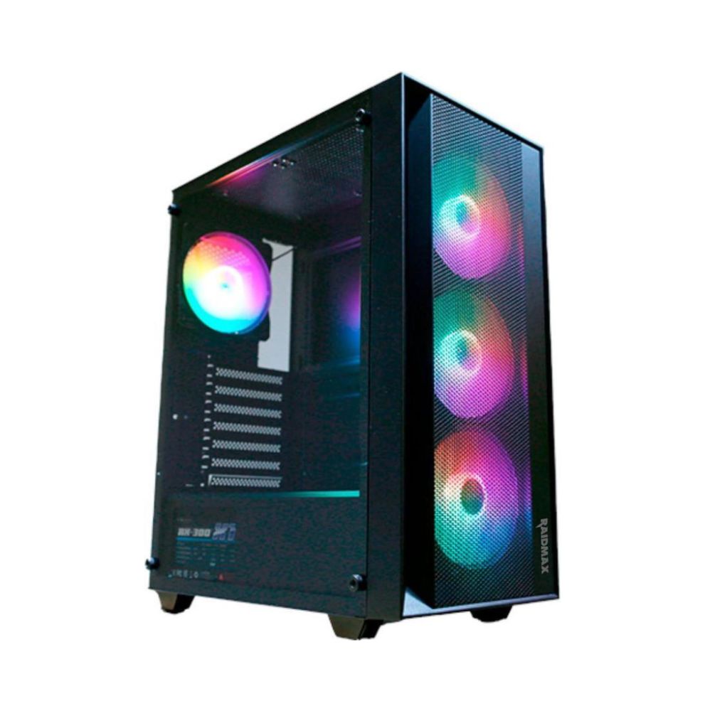Kuciste Raidmax Vector 100 Black 4 x RGB fan/Window/650W